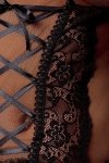 MARCELLE CORSET Biały gorset koronkowy