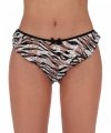 QUAGIA THONG Stringi wzór zebra