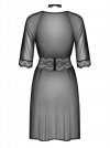 Bielizna-Lucita peniuar czarny  S/M