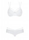 Bielizna-860-SET-2 komplet 2-częściowy biały  S/M