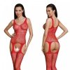 ECO BS010 Czerwony bodystocking