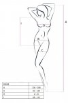 BS088 Bodystocking Czerwony