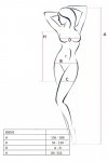 BS092 Bodystocking Czarny