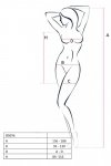 BS096 Bodystocking Czarny