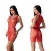 BS097 Bodystocking Czerwony