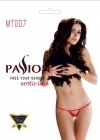 MT007 Czarne stringi z otwartym krokiem