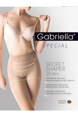 Gabriella 717 Secret shaper plus 20den Punčochové kalhoty