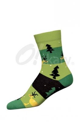 JJW O!skary Vánoční, protizápachové Dámské ponožky
