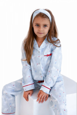 Sensis White Bear Kids dł/r 98-104 Dívčí pyžamo