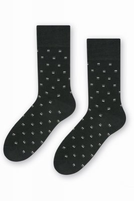 Steven 056 192 vzor grafitové Pánské ponožky