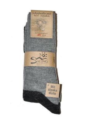 Ulpio 3822 Alpaka Wolle A'2 Pánské ponožky