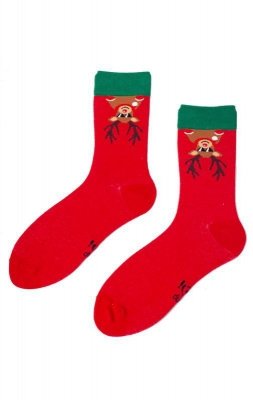 YO! SKA-X043F Merry Christmas krabice A'2 Pánské ponožky