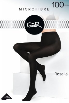 Gatta Rosalia microfibre 100 den grafitové plus Punčochové kalhoty