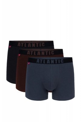 Atlantic 011/02 3-pak czk/grf/cza Pánské boxerky