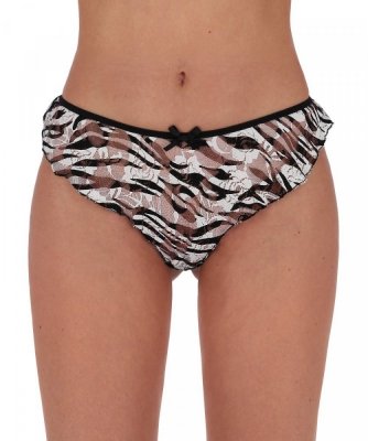 QUAGIA THONG Stringi wzór zebra