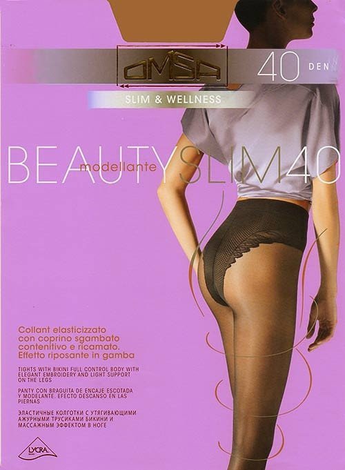 Omsa Beauty Slim 40 den punčochové kalhoty