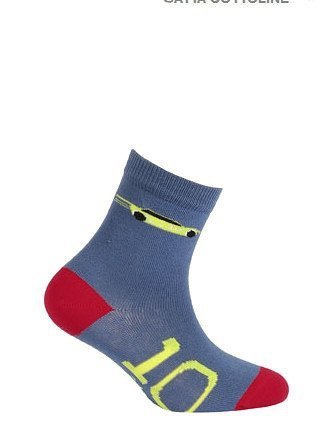 Wola W24.P01 2-6 lat chlapecké ponožky, s vzorem