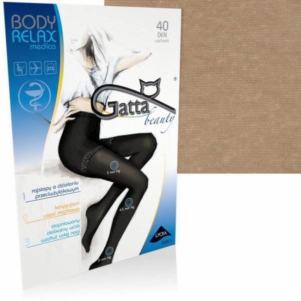 Gatta Body relaxmedica 40den plus Punčochové kalhoty