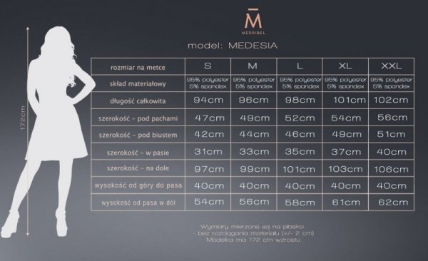 Merribel Medesia Blue Šaty