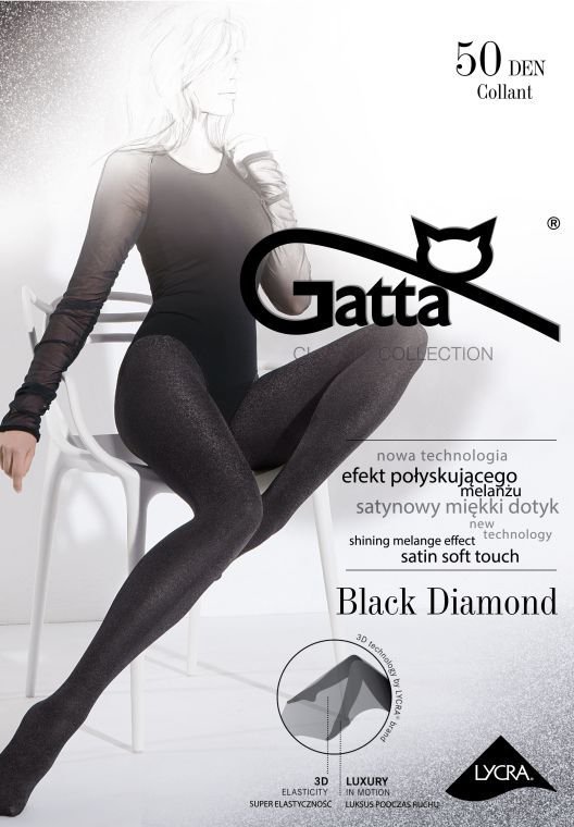 Gatta Black Diamond 50 den Punčochové kalhotky