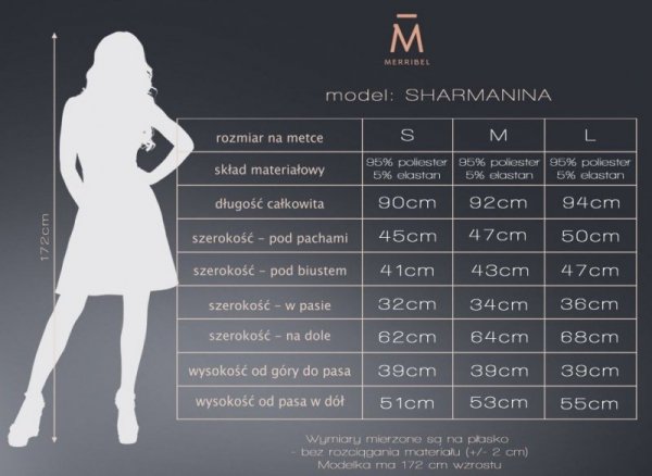 Merribel Sharmanina mátové Šaty