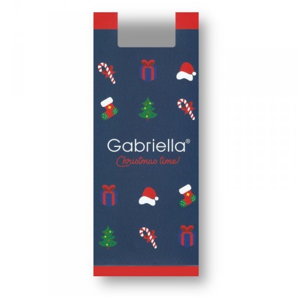 Gabriella Christmas 517 nero Dámské ponožky