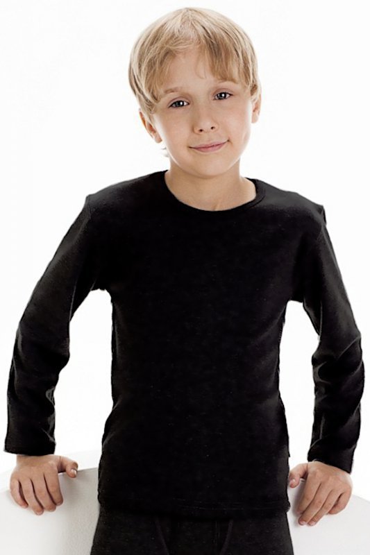 Cornette 214 Young černá Chlapecká košilka