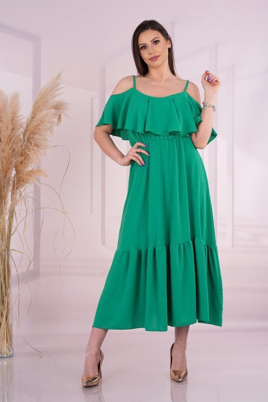 Merribel Sunlov Green Šaty