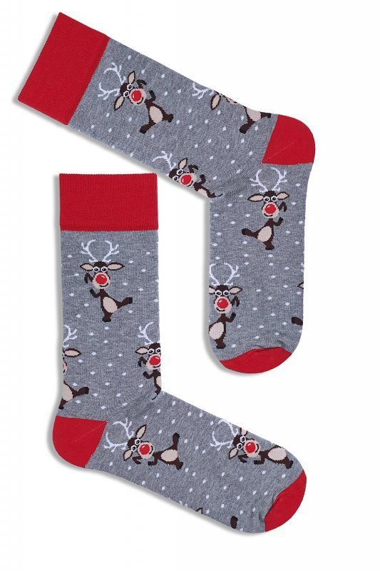Milena 1290 Vánoční pánské ponožky