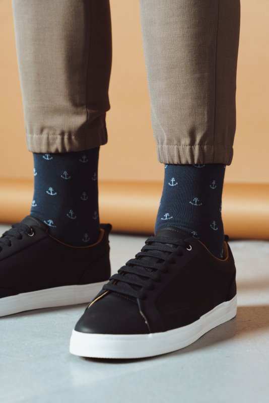 Steven 056-170 Jeans Pánské ponožky