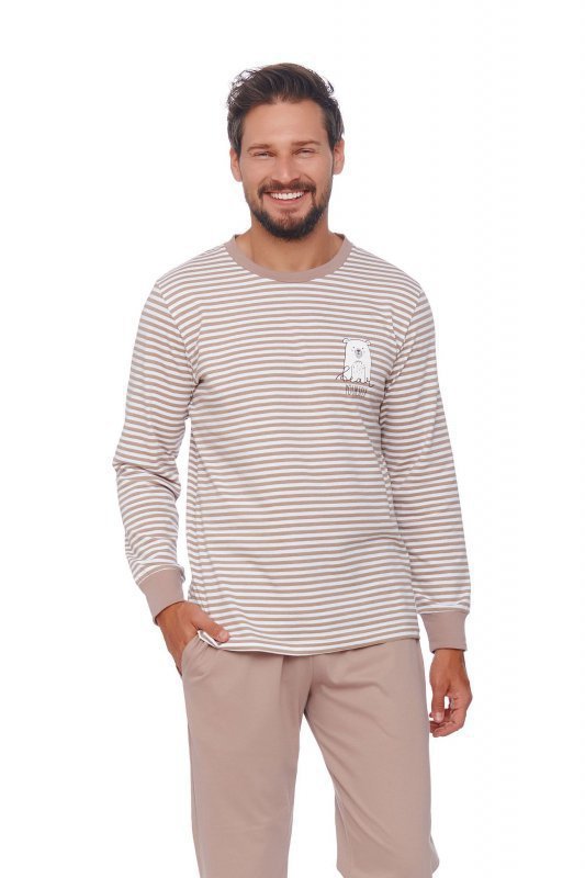 Doctor nap PMB 4530 béžové Pánské pyžamo
