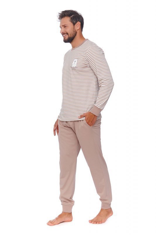 Doctor nap PMB 4530 béžové Pánské pyžamo
