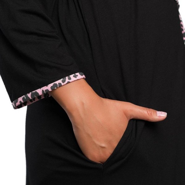 Italian Fashion Eila bis černý Dámský župan