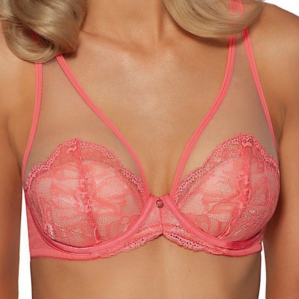 Ava Perlash 2073 Coral Podprsenka push-up