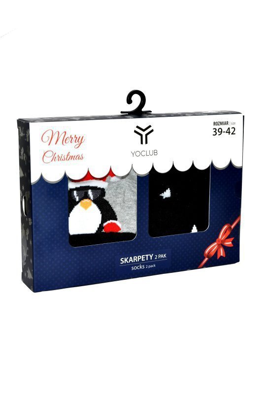 YO! SKA-X042F Merry Christmas krabička A'2 Pánské ponožky
