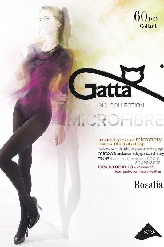 Gatta Rosalia 60 den grafitové plus Punčochové kalhoty