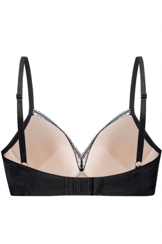 Nipplex Diana černo-zelená Podprsenka push-up