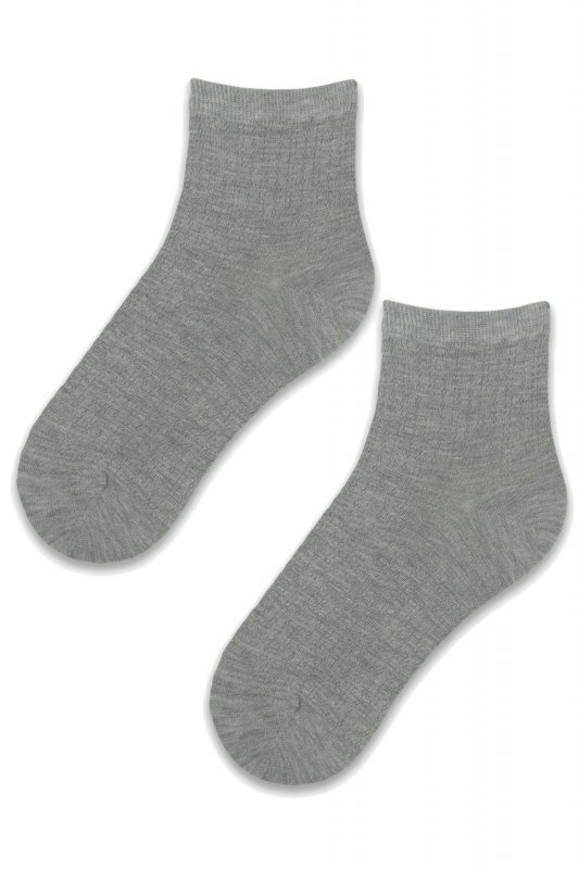 Noviti ST 039 W 02 ažur šedé Dámské ponožky