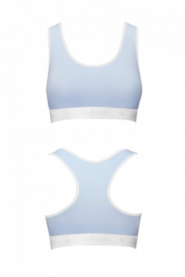 PS011 TOP blue biustonosz bawełniany