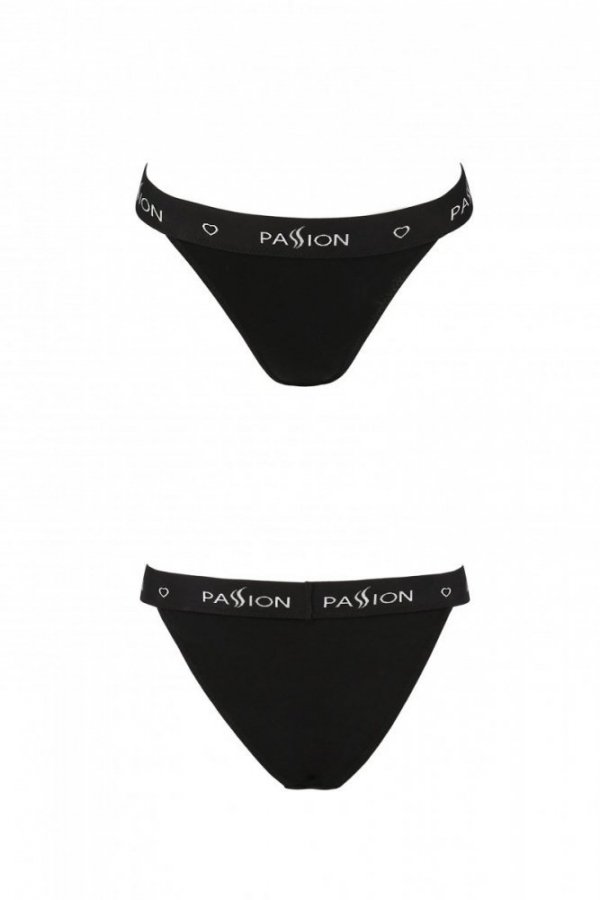 PS015 PANTIES black sportowe figi