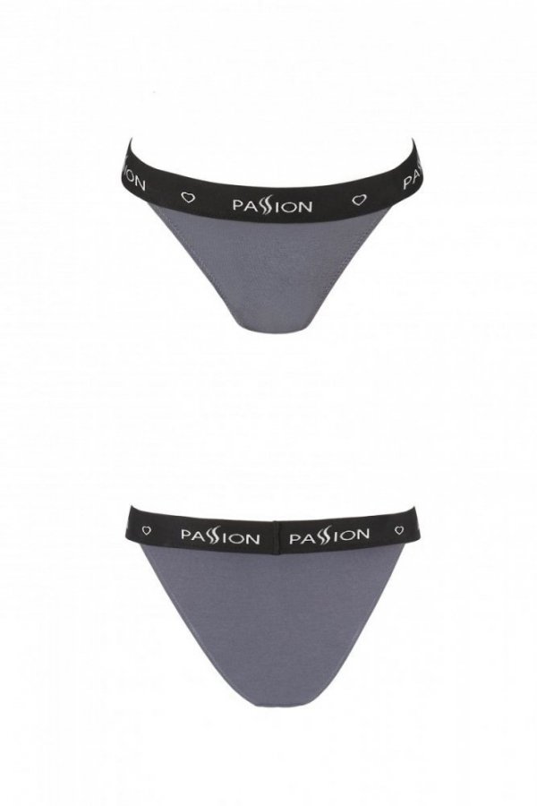 PS015 PANTIES dark grey sportowe figi