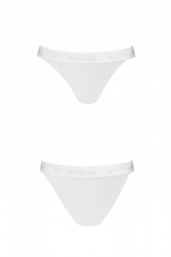 PS015 PANTIES białe sportowe figi