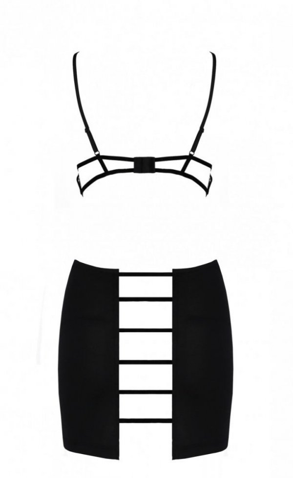 MEREDITH CHEMISE Czarna koszulka