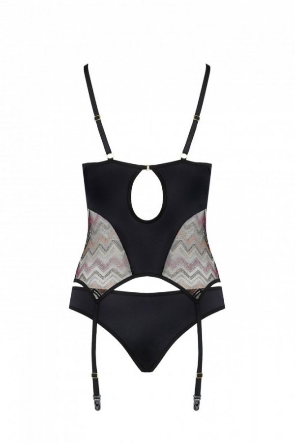 LAGERTA CORSET Czarny gorset