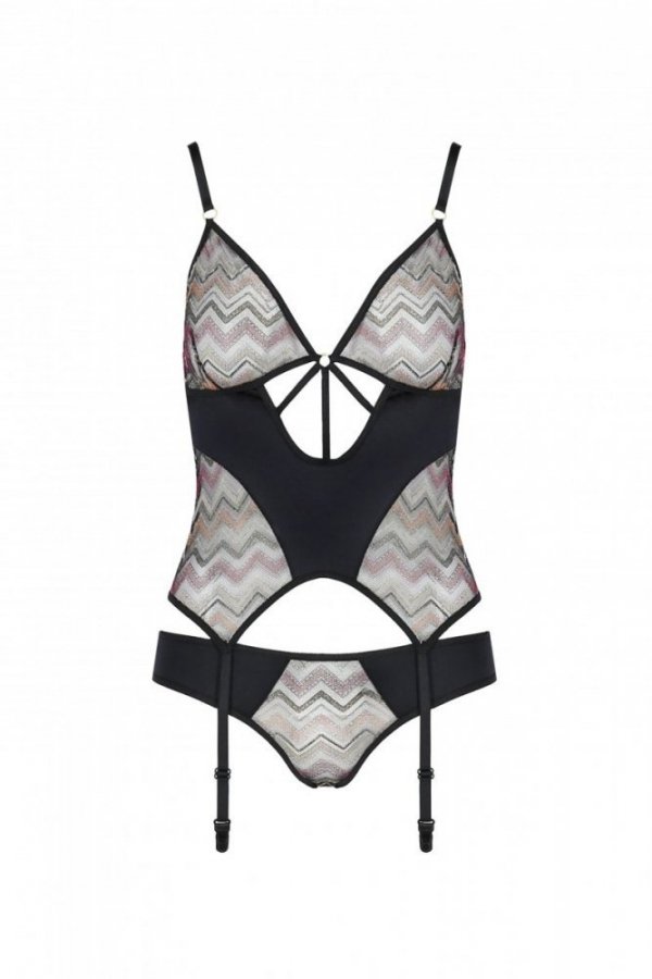 LAGERTA CORSET Czarny gorset