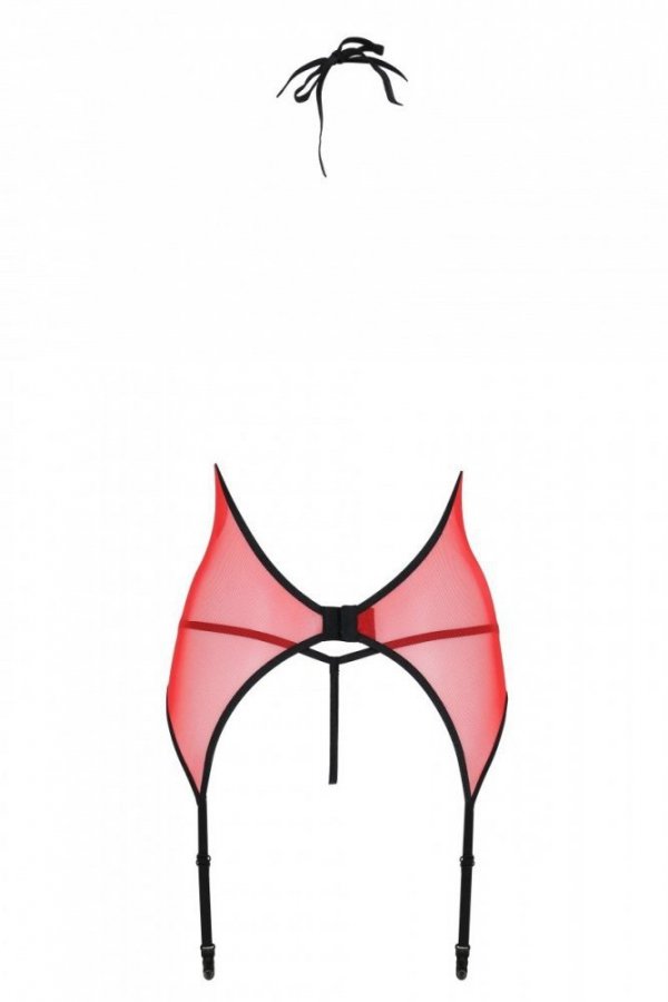 PEONIA CORSET Czerwony gorset