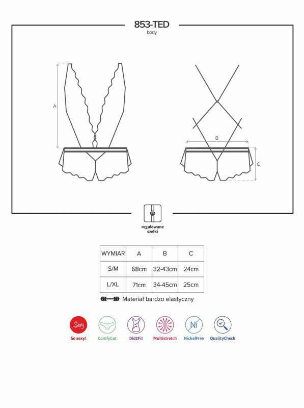Bielizna-853-TED-1 body  S/M