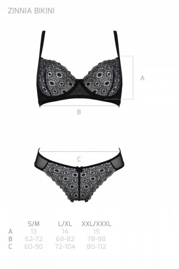 ZINNIA BIKINI Czarny zestaw dwuczęściowy