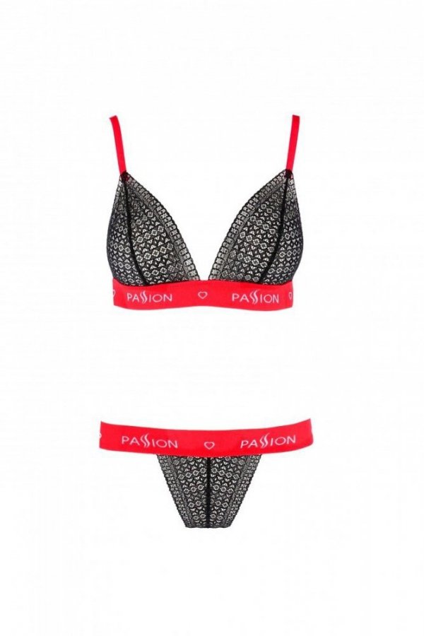 GLAMISS SET Czarno-czerwony komplet