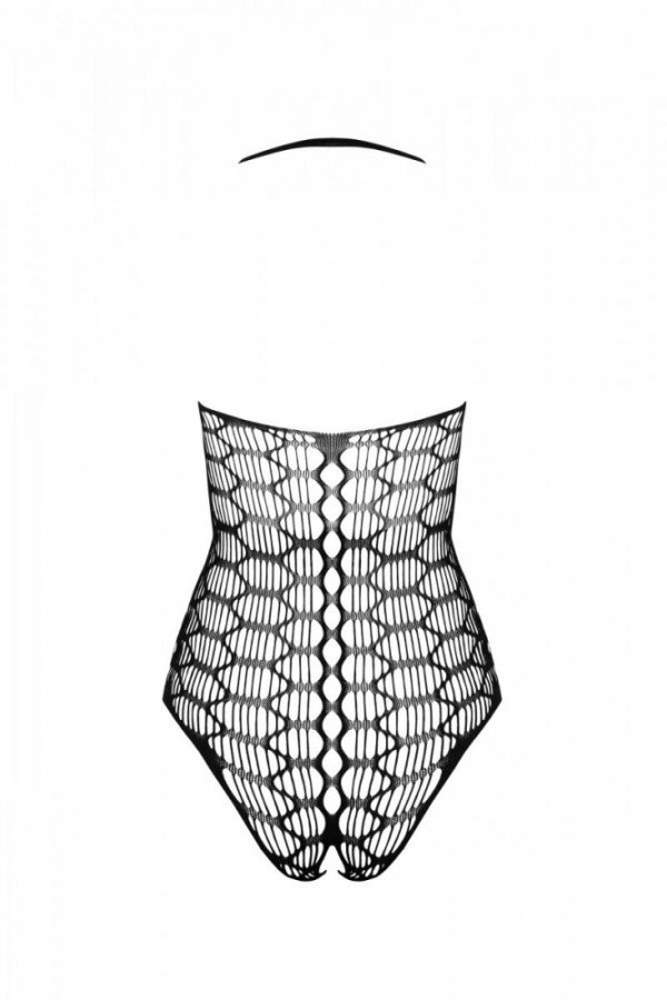 BS087 Bodystocking Czarny